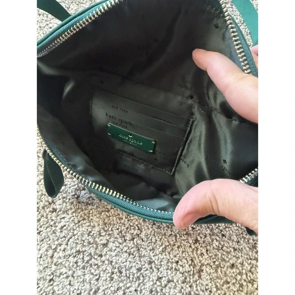 Kate Spade Chelsea Nylon Belt Bag Fanny Pack  - Deep Jade Green